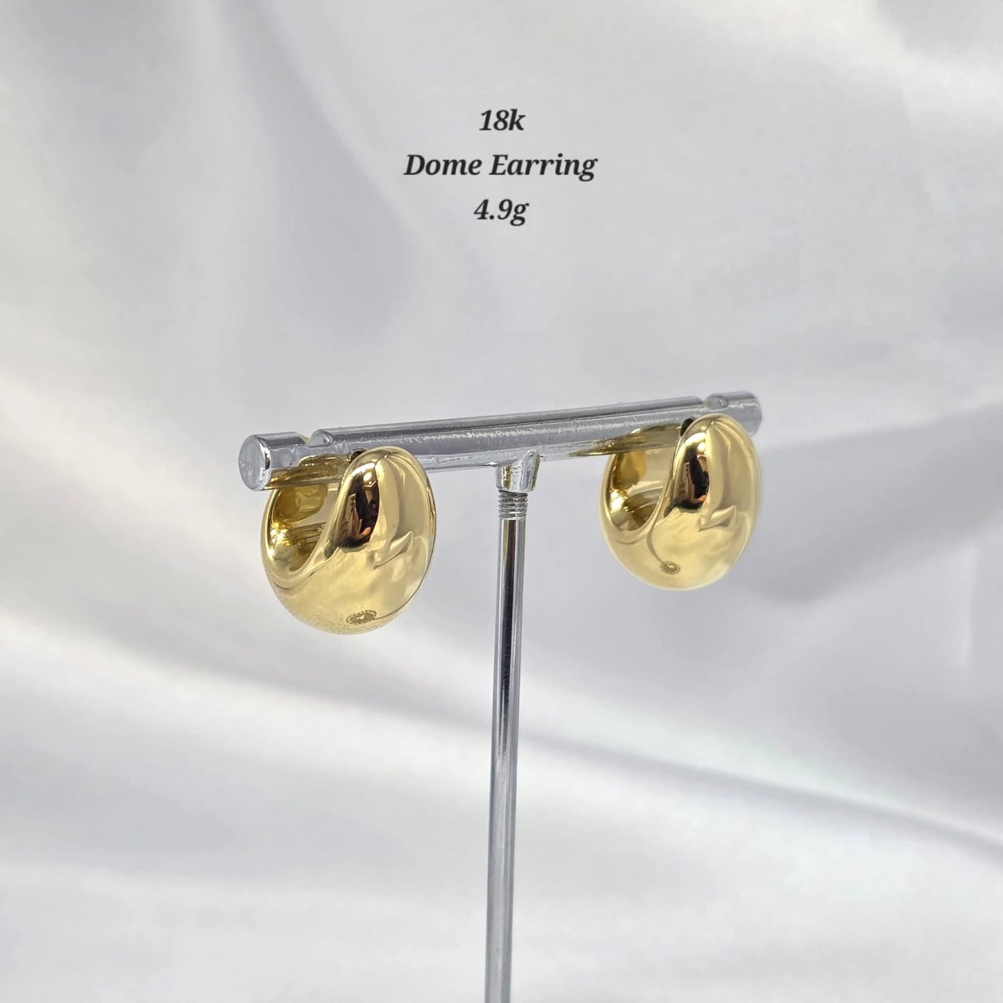 18K Dome Earrings