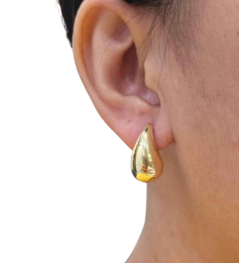 18K Teardrop Earrings